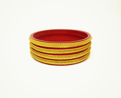 ZR JEWELS Brass, Plastic Gold-plated Shakha Pola(Pack of 4)