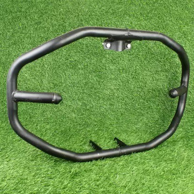 WHEETOYKART PREMIUM & STRONG 8 BEND LEG GUARD BLACK FOR ROYAL ENFIELD MADE IN INDIA Bike Crash Guard(Royal Enfield)