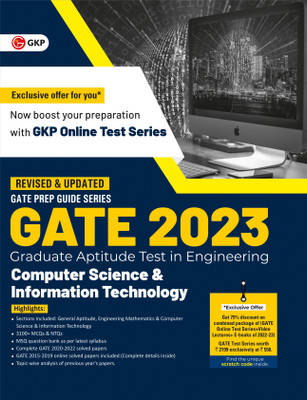 GATE 2023 : Computer Science and Information Technology - Guide by GKP(Paperback, GKP)