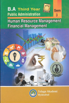 B.A Third Year Public Administration Human Resource Management Financial Management Sem V&VI
 [English Medium] [Telugu Akademi](Paperback, P.Narasimha Rao)
