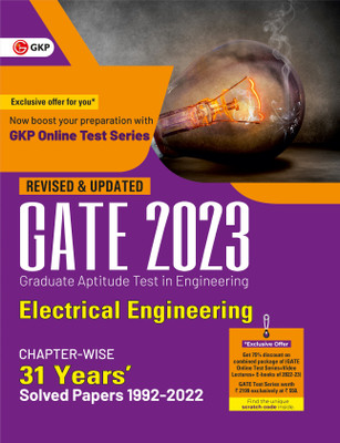 GATE 2023 : Electrical Engineering - 31 Years' Chapterwise Solved Papers (1992-2022) by GKP(Paperback, GKP)