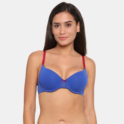 ZIVAME Women Push-up Lightly Padded Bra(Blue)