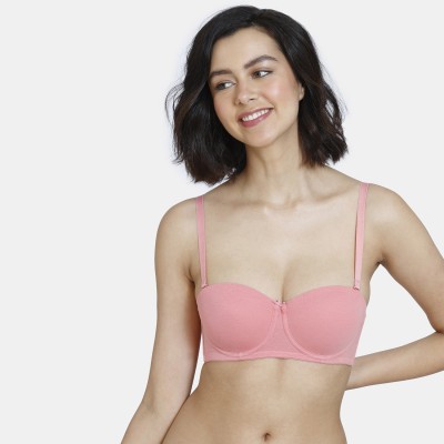 ZIVAME Women Push-up Lightly Padded Bra(Pink)