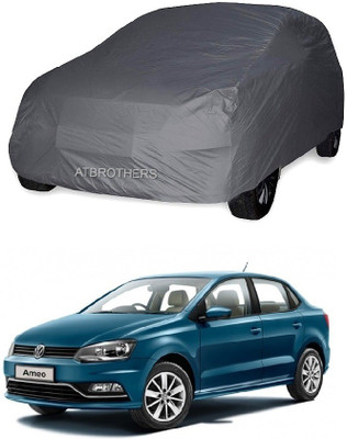 ATBROTHERS Car Cover For Hyundai Xcent 1.1 CRDi S (Without Mirror Pockets)(Grey)