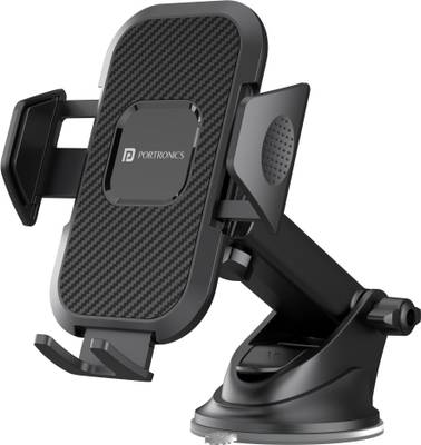 Portronics Car Mobile Holder for Dashboard  (Black)