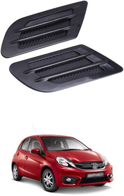 PRTEK Plastic Car Door Guard(Black, Pack of 1, Honda, Brio)