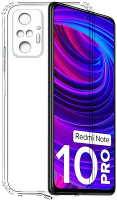 LILLIPUT Back Cover for Mi Redmi Note 10 Pro Max(Transparent, Grip Case, Silicon, Pack of: 1)