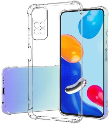 Bodoma Back Cover for MI Redmi Note 11 4G, Mi Redmi Note 11s(Transparent, Grip Case, Silicon, Pack of: 1)