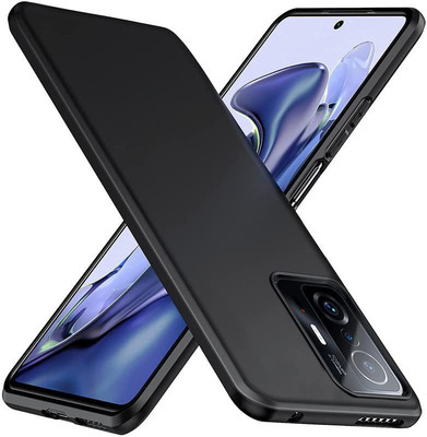 Elica Back Cover for Xiaomi 11T Pro(Black, Grip Case, Silicon, Pack of: 1)