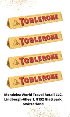 Toblerone Swiss Milk Chocolate With Honey & Almond Nougat (IMPORTED FROM SWITZERLAND) Bars