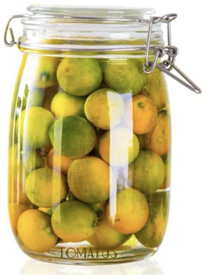 TOMATUS Glass Utility Container  - 1000 ml(White)