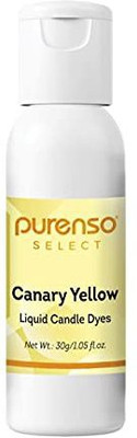 PURENSO Select - Canary Yellow, 30g Liquid Candle Color Dyes(Set of 1, Canary Yellow)