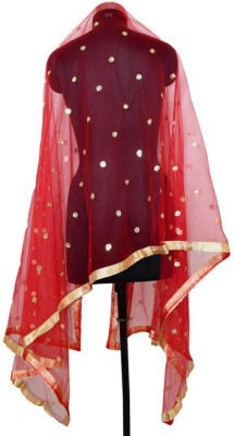 Way2Like Polyester Embellished Women Dupatta