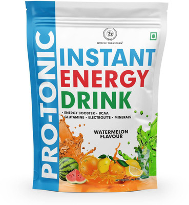 Muscle Transform Isotonic Energy Drink With Electrolyte,Glutamine & Bcaa For Rapid Body Hydration Sports Drink(1 kg, Watermelon Flavored)