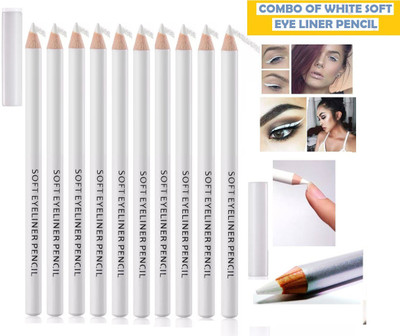MYEONG BEST AND BOLD MULTI PURPOSE PENCIL EYE LINER AND KAJAL 13 g(WHITE)