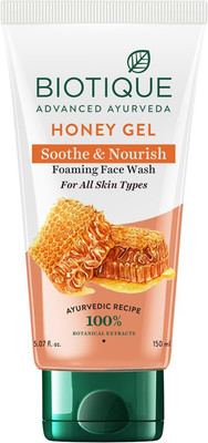 BIOTIQUE Honey Gel Soothe & Nourish Foaming Face Wash