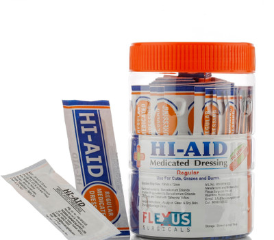 Hi-Aid REGULAR BANDAGE First Aid Tape(Pack of 100)