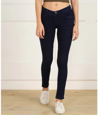 GRADELY Skinny Women Dark Blue Jeans