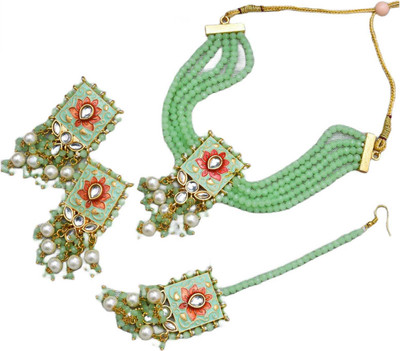GEODE DELIGHT Alloy Multicolor Jewellery Set(Pack of 1)