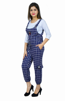 PERFECTPIVOT Checkered Women Jumpsuit