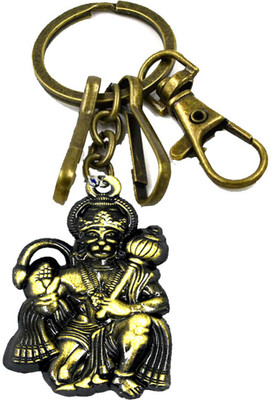 AFH Lord Mahabali Hanuman Decorative Bronze Hook Key chain Key Chain