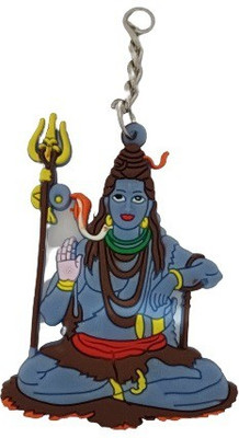 SHOKY LOOKS Rubber Bholenath Lucky Trendy Key Chain