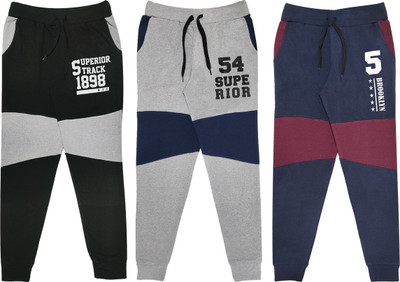 GWA Track Pant For Boys(Multicolor, Pack of 3)