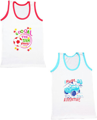 Neeba Vest For Baby Boys Cotton Blend(Multicolor, Pack of 2)
