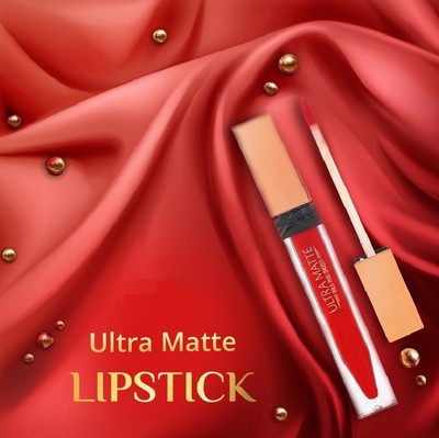 tanvi27 BEST ULTRA MATTE LONG LASTING & WATER PROOF LIPSTICK(RED, 12 g)