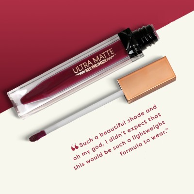 tanvi27 PROFESSIONAL USE NON TRANSFER MATTE FINISH WATER PROOF & LONG LASTING LIPSTICK(WINE, 12 g)