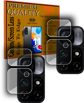 DAFFIN Back Camera Lens Glass Protector for POCO M4 Pro 5G(Pack of: 2)