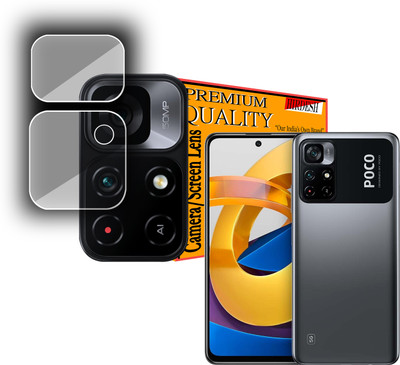 HIRDESH Back Camera Lens Glass Protector for POCO M4 Pro 5G(Pack of: 2)