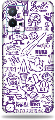 OggyBaba Vivo T1 5G Mobile Skin(Bandits Multicolor Skin With Ultra Matte Finish)