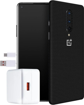 shamima OnePlus 8 (Back+side+camera) Mobile Skin(Black)