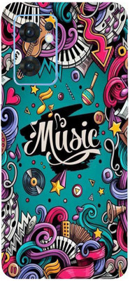 BUGGU Oppo Reno7 5G Mobile Skin(Ultra Super Music Graffiti Skin With High Mattte Finish.)