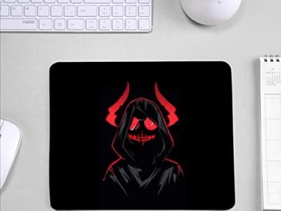 Nilecart Gaming theme black mouse pad from Nile cart Mousepad(Black, Red)
