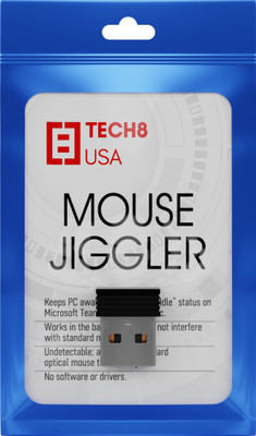 Tech8 USA Tech8 Mini USB Mouse Jiggler Mousepad(Black)