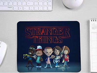 Nilecart Gaming mouse pad stranger's thing's cartoon style from Nile cart Mousepad(Black)