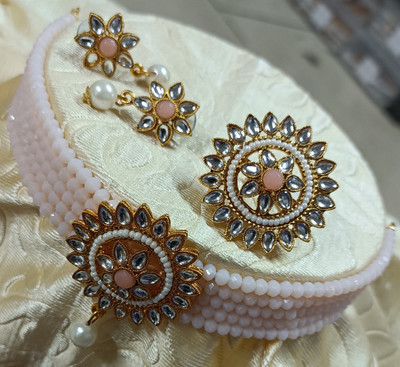 khetlazee Alloy Gold-plated Multicolor Jewellery Set(Pack of 1)