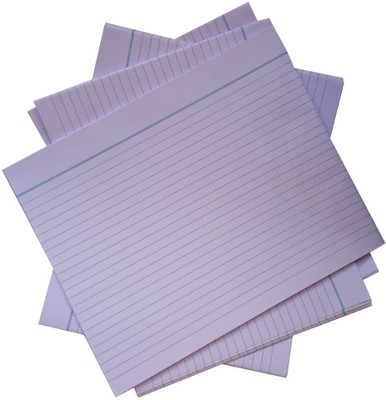 SHARMA BUSINESS Smooth Answer Sheet For Exam Practice & Test 100 Sheet Both Side Line Ruled A4 65 gsm Multipurpose Paper(Set of 100, White)