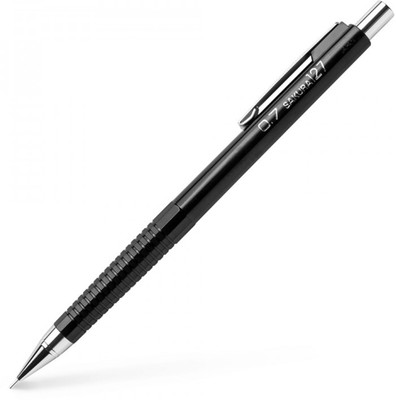 SAKURA Cushioning Point Machanical Pencil for artist 0.7 Model XS-127 Pencil(Set of 1, Black)