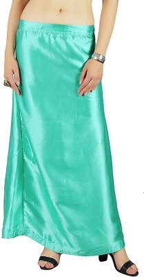 YMS SEAGREENSTRAIGHTFITSATINPET Satin Blend Petticoat(XL)