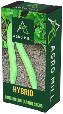 AGRO MILL LONG MELON/KAKDI/CUCUMBER KAKDI Seed(100 per packet)