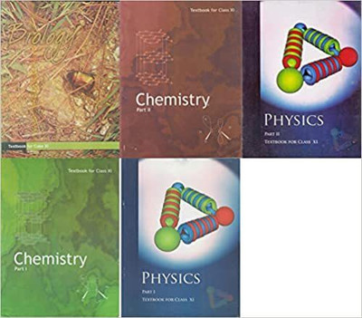 NCERT Physics Textbook Part - 1 And 2 , Chemistry Textbook Part - 1 And 2 , Biology Textbook For Class - 11 ( Set Of 5 Books Combo )(Paperback, NCERT)