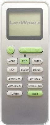 LipiWorld 237 AC Remote Control Compatible for  Sansui AC Remote Controller(Grey/White)