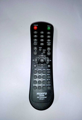 Akshita HID688 41-In-1 TV Remote Compatible For AKI Universal TV Remote Control AKAI Remote Controller(Black)
