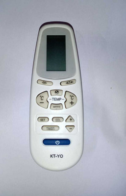 Akshita KT-YO AC Remote Compatible For Universal  AC Remote Control YORK Remote Controller(White)