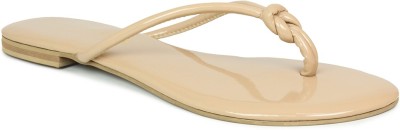 Design crew Women Flats(Beige , 8)