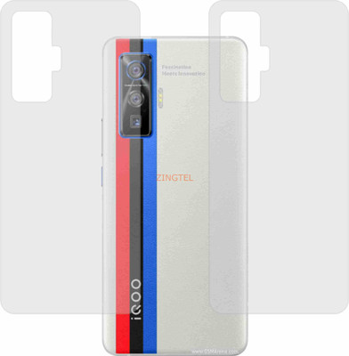 ZINGTEL Back Screen Guard for VIVO IQOO 5 PRO 5G (Matte Finish)(Pack of 2)