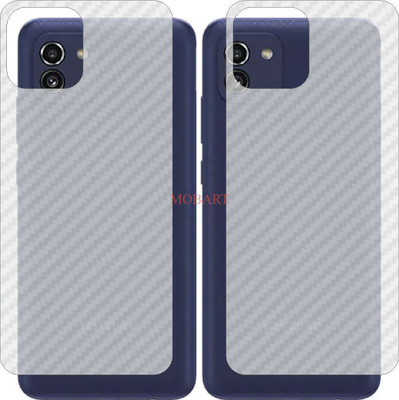 MOBART Back Screen Guard for SAMSUNG GALAXY A03 SMA035F(Pack of 2)